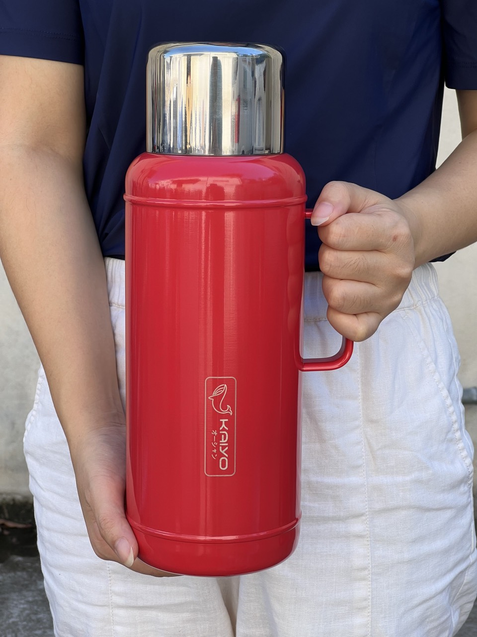 Phich giu nhiet inox Kaiyo 2.2L