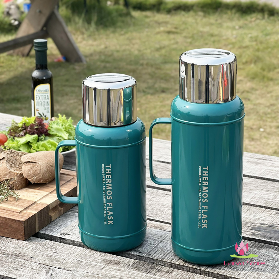 Phich giu nhiet inox Kaiyo 2.2L