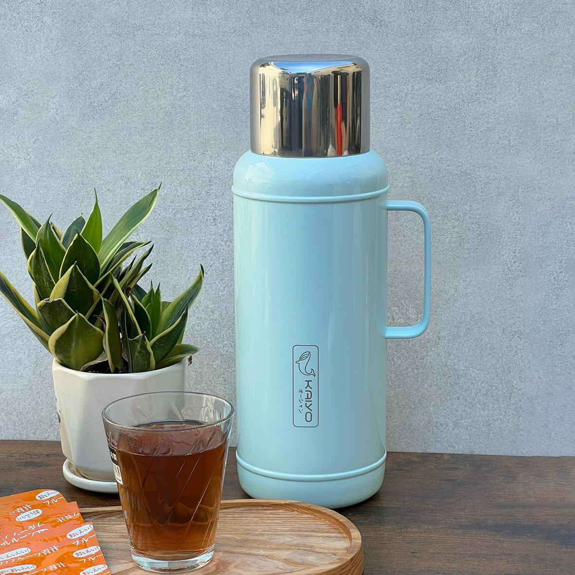 Phich giu nhiet inox Kaiyo 2.2L