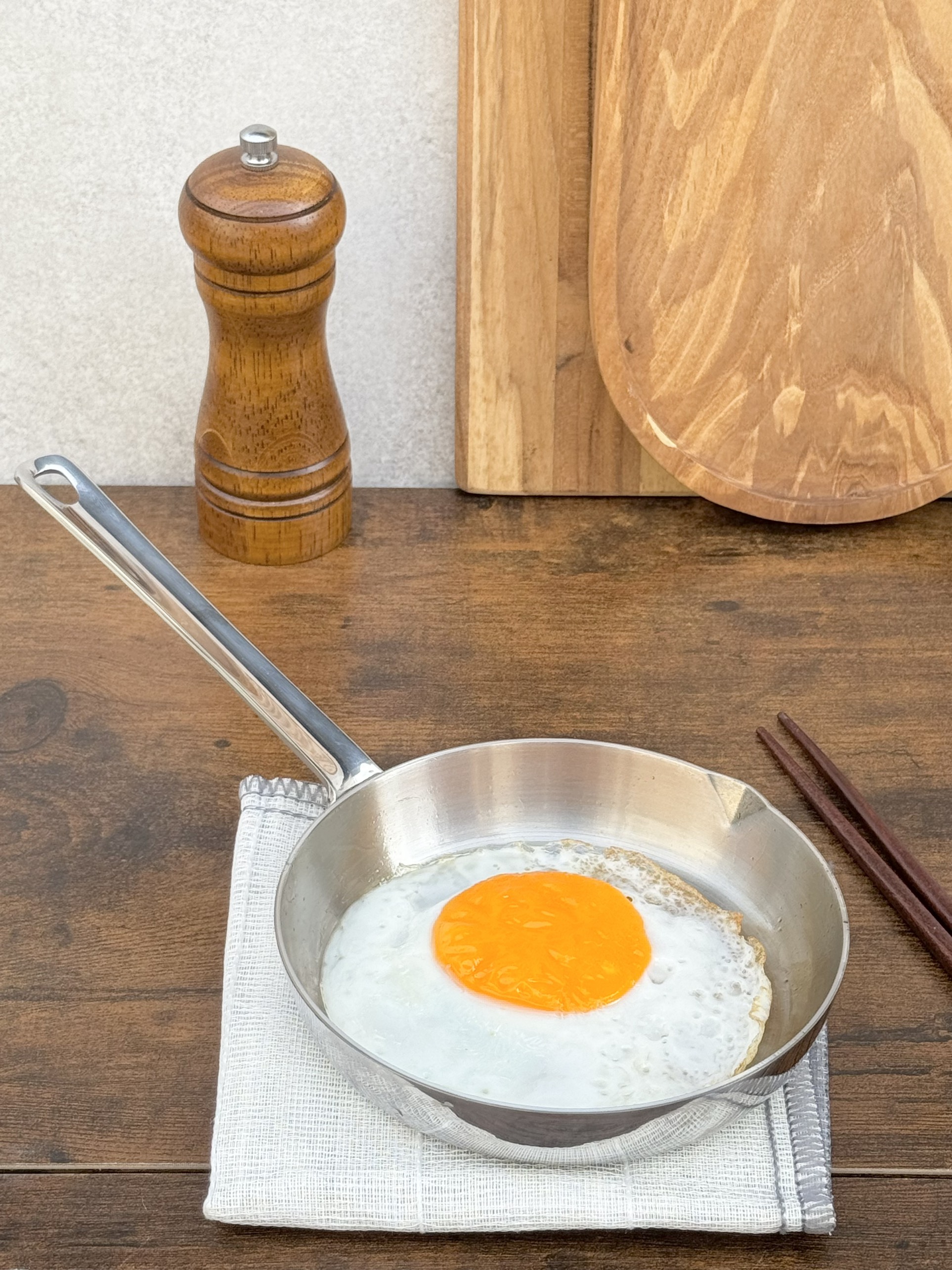 Quánh đúc inox 3 lớp đáy liền Tri-Ply Kaiyo mini size