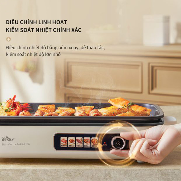 Vỉ nướng điện Bear GR-4H15C