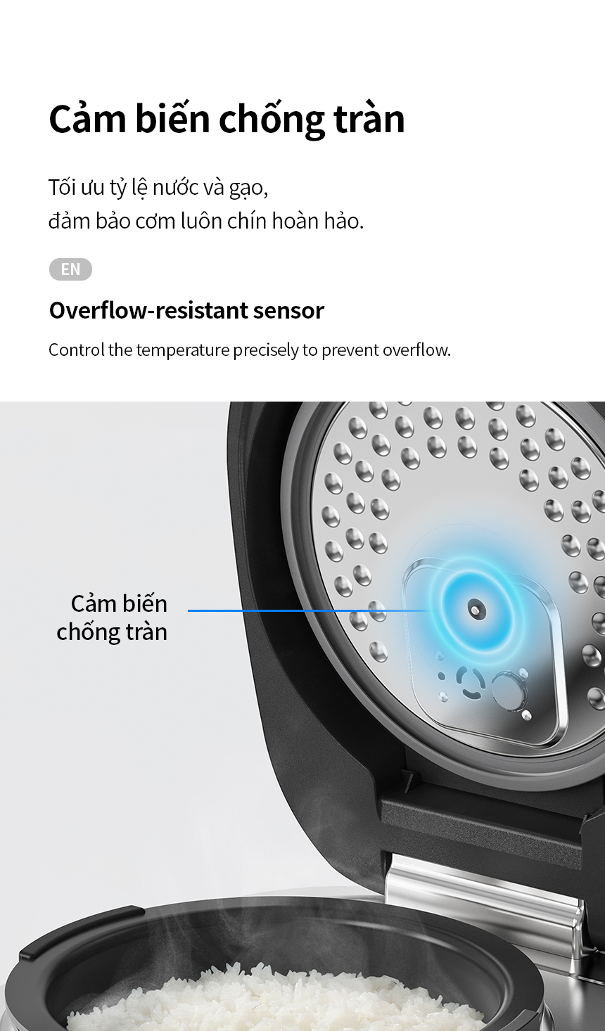 Nồi cơm điện cao tần LocknLock 1.2L EJR586BLK