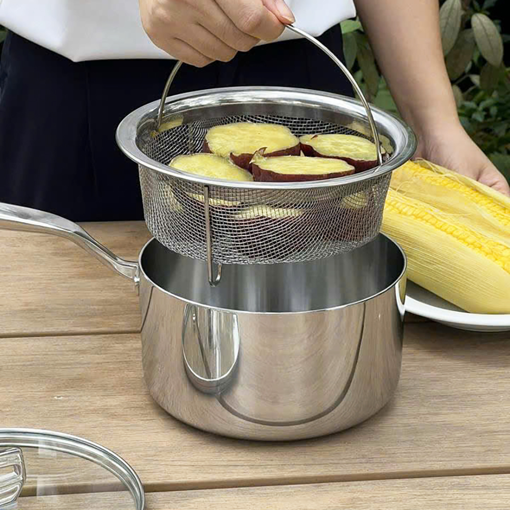 Xửng hấp có quai Kaiyo inox 304 miệng 20cm