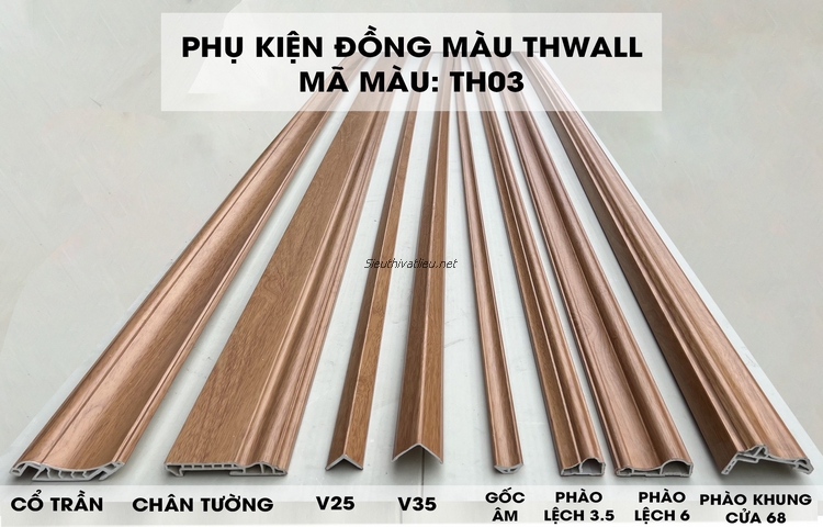 PHÀO CHỈ NHỰA NANO VÂN GỖ MÀU KEM TH03