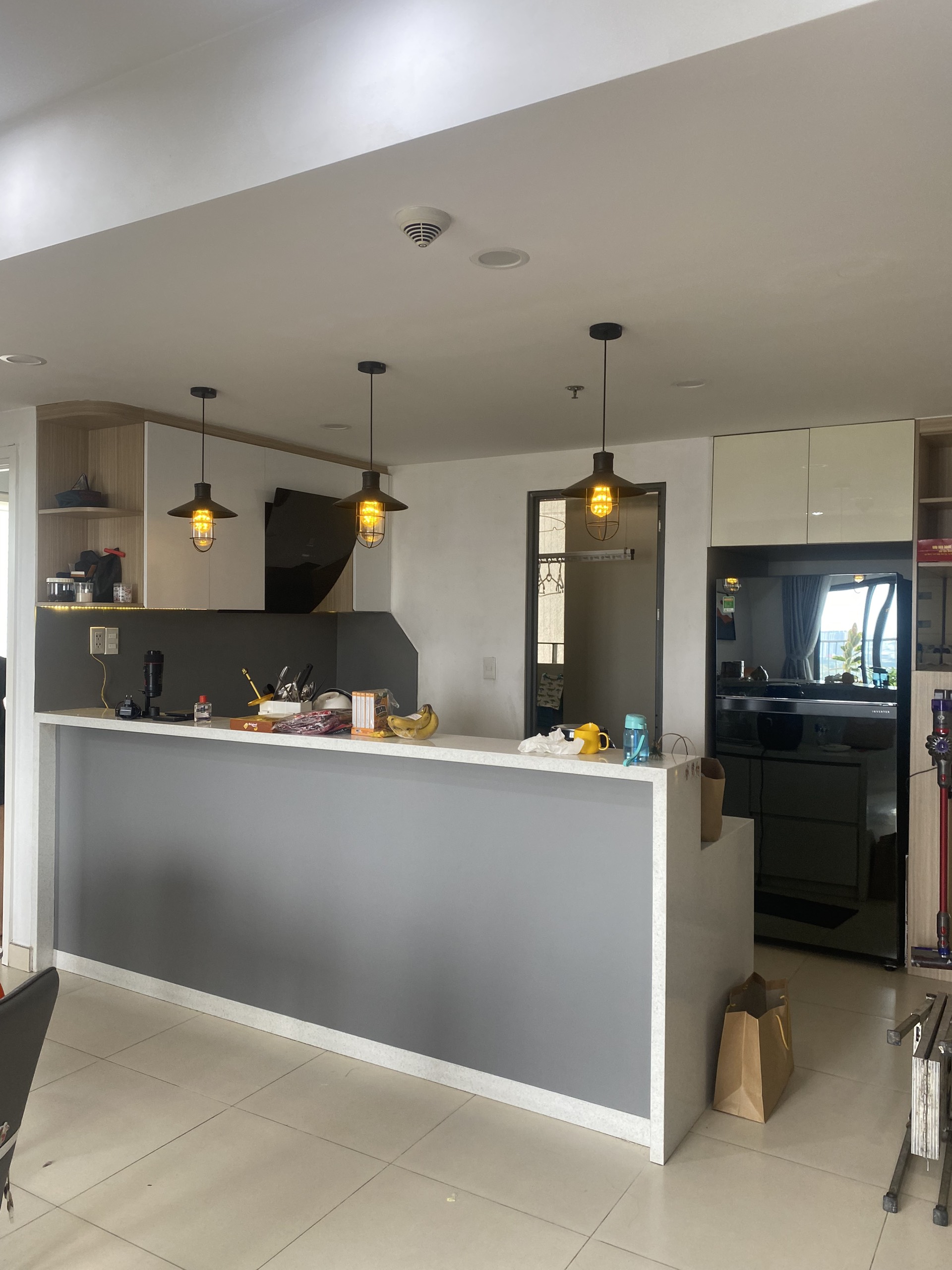 Film dán nội thất đơn sắc màu xám SG91