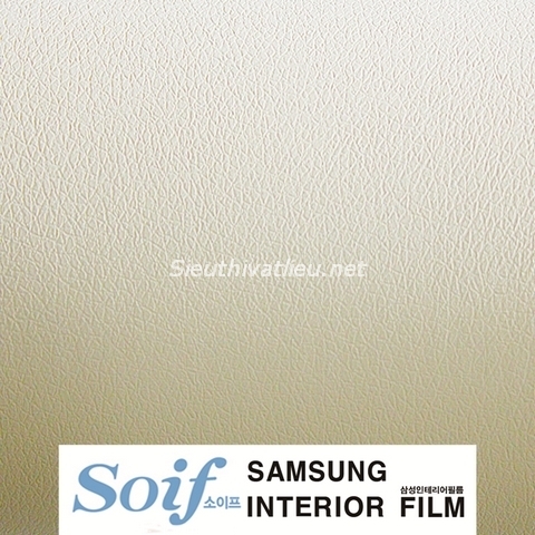 Film dán nội thất giả da Soif TG4015 màu kem