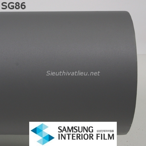 Film dán nội thất đơn sắc màu xám SG86