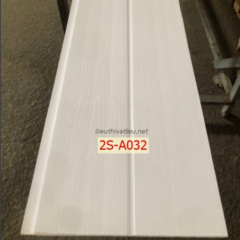 Lam nhựa 2 sóng giá rẻ 2ST-032 vân gỗ màu kem