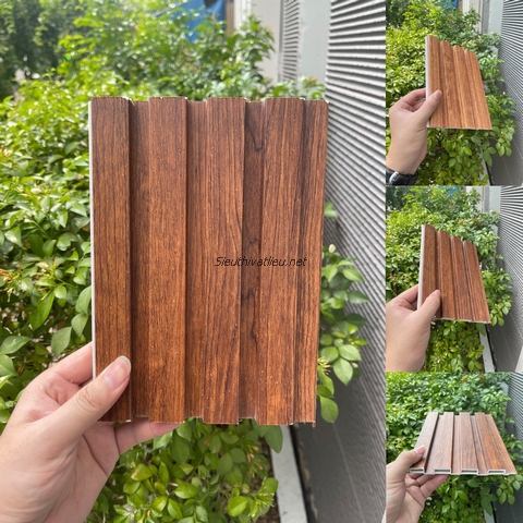Lam nhựa 4 sóng 4ST-028 vân gỗ màu nâu