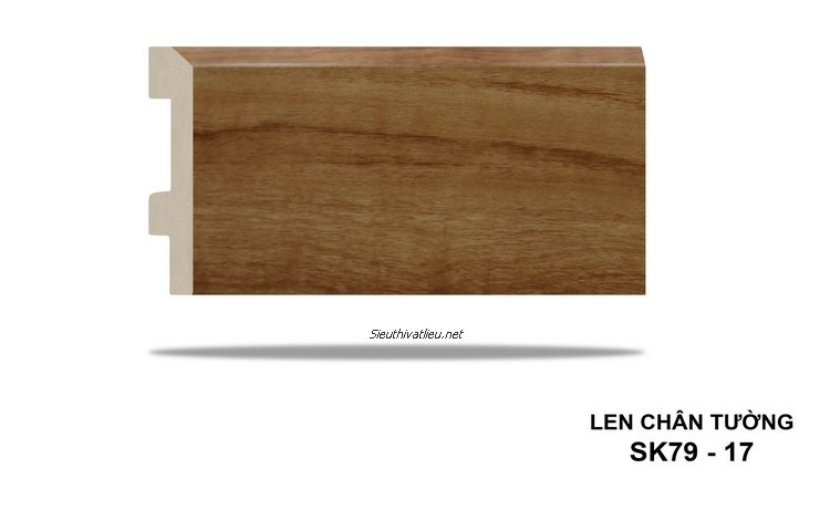 Len tường nhựa SK79-17 vân gỗ màu nâu