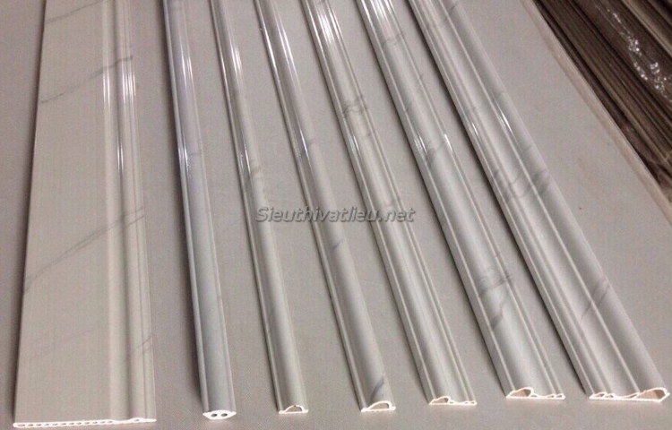 Phào chỉ PS vân đá màu trắng