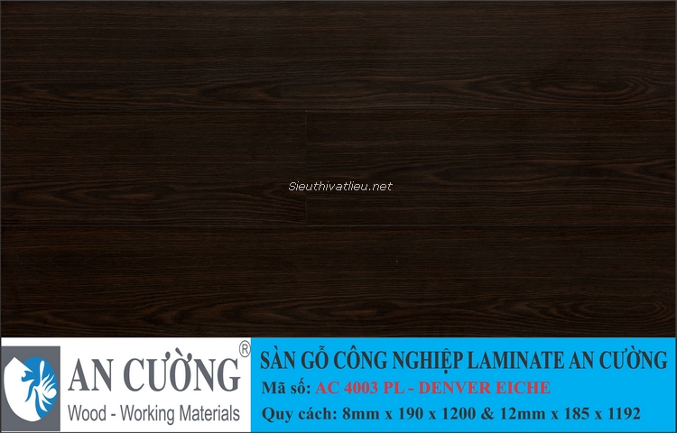 Sàn gỗ laminate An Cường vân gỗ AC-4003-PL