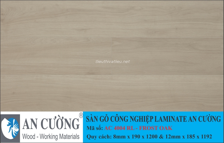 Sàn gỗ laminate An Cường vân gỗ AC-4004-RL