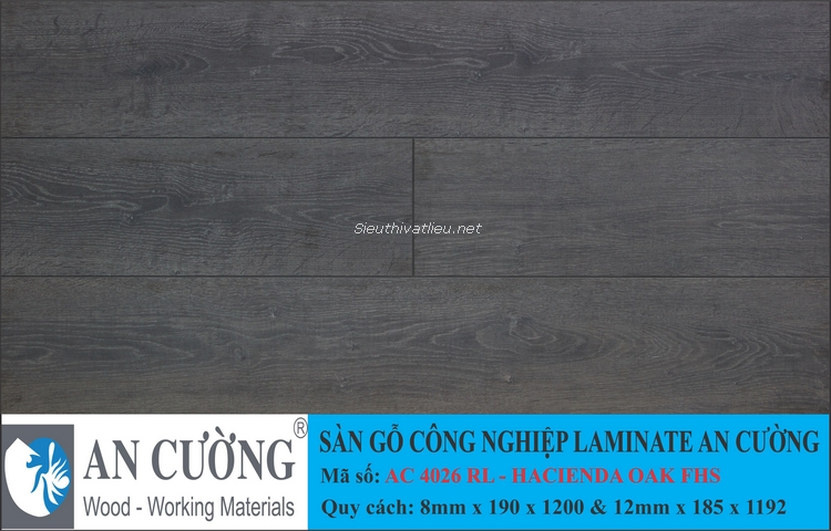 Sàn gỗ laminate An Cường vân gỗ AC-4026-RL