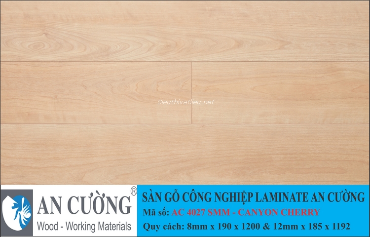 Sàn gỗ laminate An Cường vân gỗ AC-4027-SMM