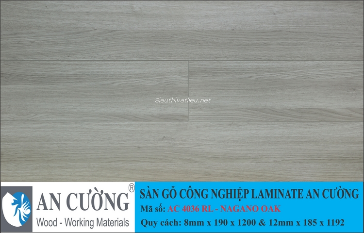 Sàn gỗ laminate An Cường vân gỗ AC-4036-RL