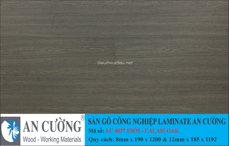 Sàn gỗ laminate An Cường vân gỗ AC-4037-SMM