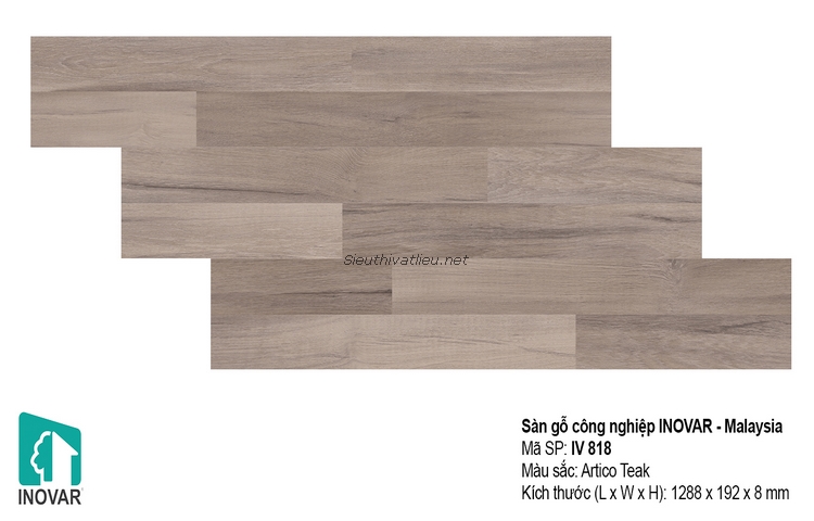 Sàn gỗ Malaysia Inovar IV818
