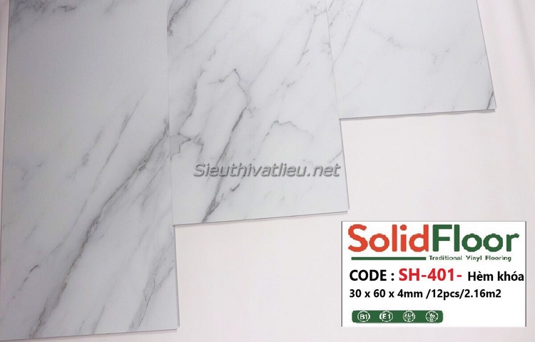 Sàn nhựa hèm khóa giá rẻ SH401