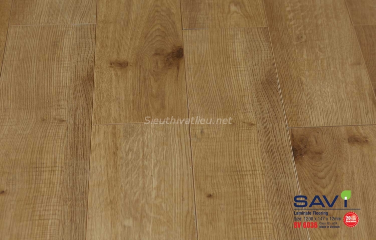 Sàn gỗ Savi 12mm bản thường SV6036