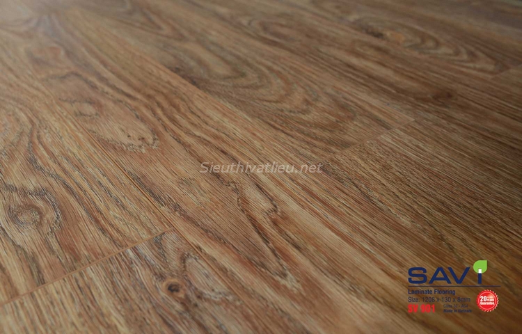 Sàn gỗ Savi 8mm SV901 bản nhỏ
