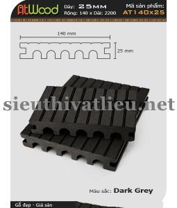 Sàn Gỗ Ngoài Trời Atwood AT 140x25 Dark Grey