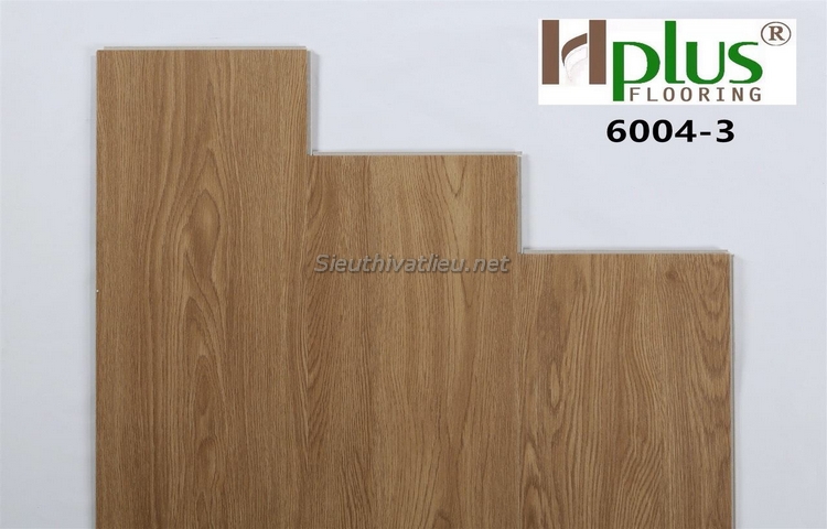 Sàn nhựa hèm khóa vân gỗ Hplus 6004-3