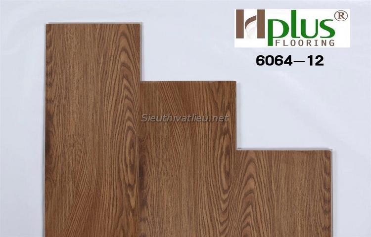 Sàn nhựa hèm khóa vân gỗ Hplus 6064-12