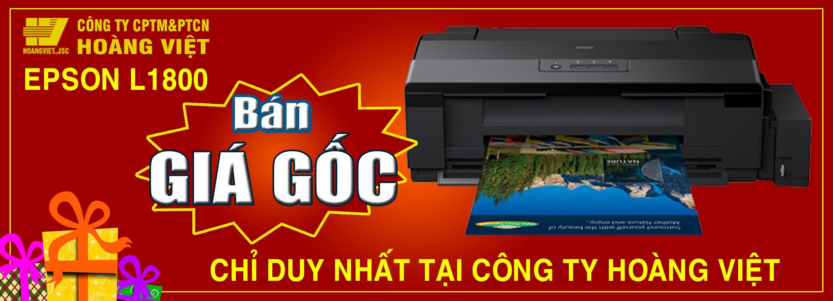 Máy in phun màu Epson L1800