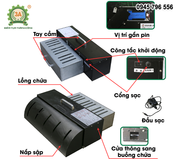cấu tạo Máy bẫy chuột điện tử