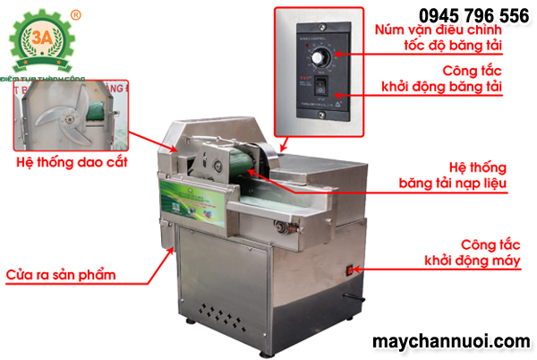 Máy cắt rau củ đa chức năng 3A370W