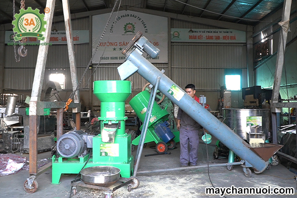 Hãng 3A nhận gia công, thiết kế, chế tạo dây chuyền sản xuất cám viên