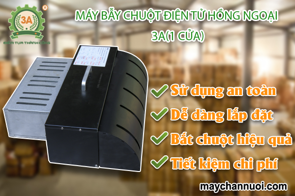 Máy bẫy chuột điện tử hồng ngoại