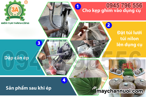 máy buộc chỉ xúc xích loại 1 kẹp