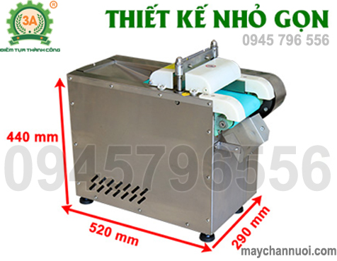 cấu tạo máy cắt rau củ công nghiệp băng tải 3A370W