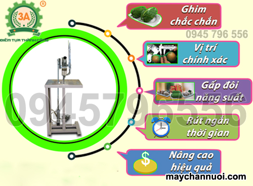 Máy đóng ghim túi hoa quả