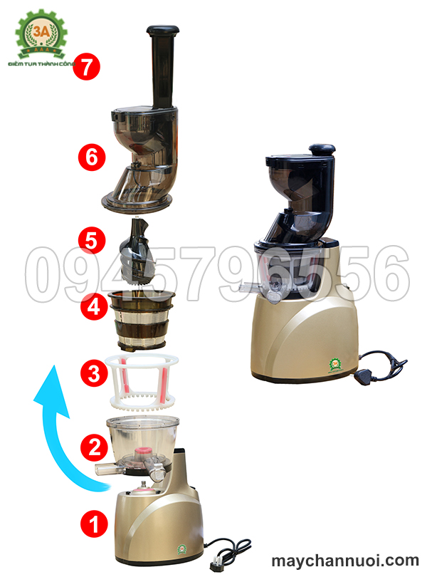 lắp đặt máy ép hoa quả