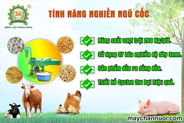 Tính năng nghiền ngũ cốc