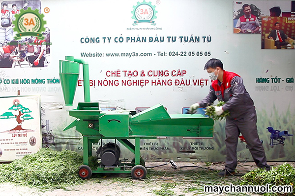 Máy nghiền ngô, băm cỏ chăn nuôi đa năng 3A5,5Kw