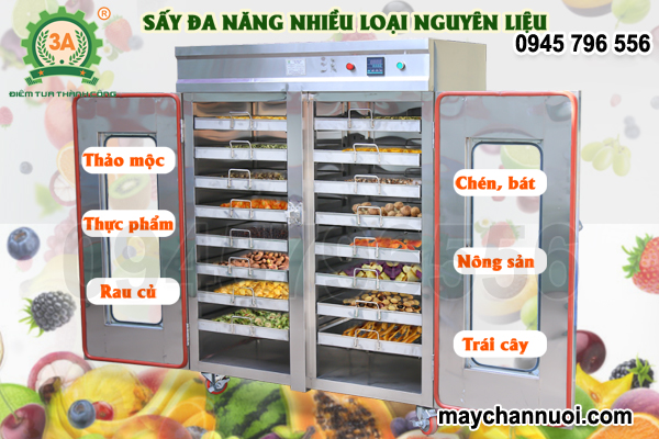 Máy sấy khô rau củ quả quả mini