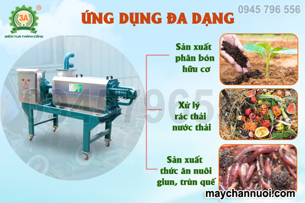 Máy tách ép chất thải gia súc 3a