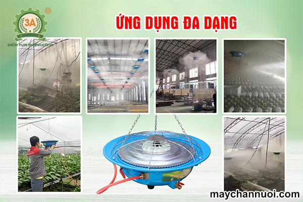 Máy tạo ẩm nhà nấm dạng đĩa 3A