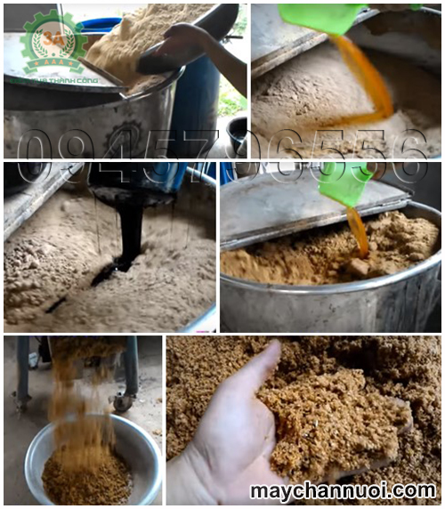 máy trộn cám heo