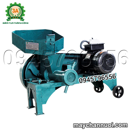 máy ép cám viên trục ngang