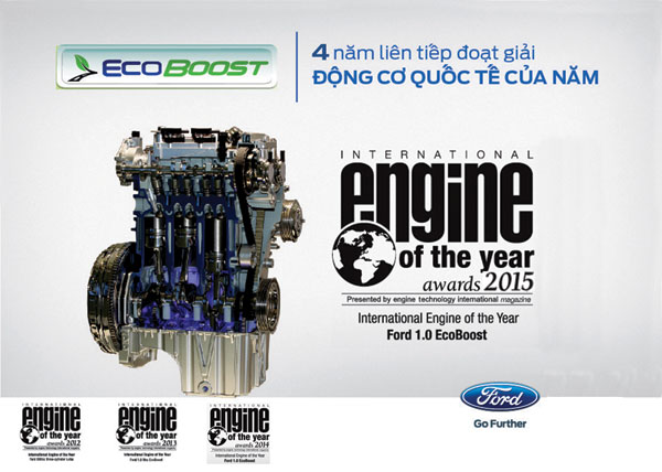 Động Cơ Ecoboost - Siêu tiết kiệm nhiên liệu Động Cơ Ecoboost - Siêu tiết kiệm nhiên liệu