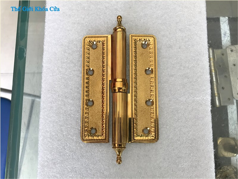 Bản lề cối bằng đồng mạ vàng Gold SSA