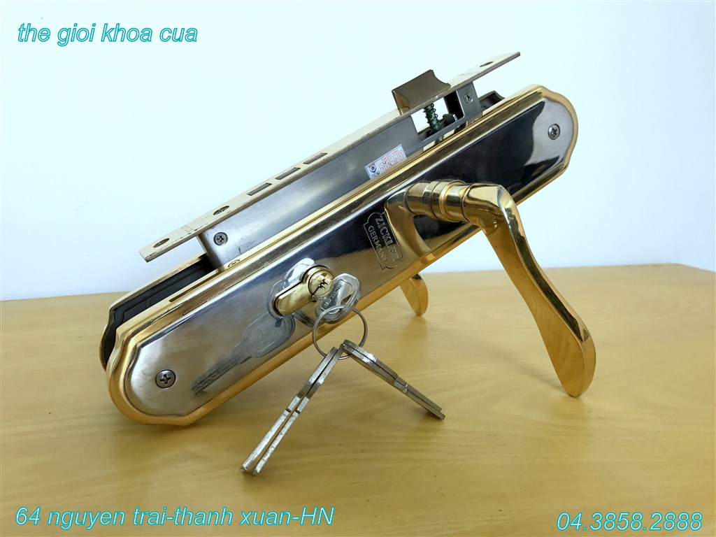 Hình ảnh khóa mạ vàng Gold 88