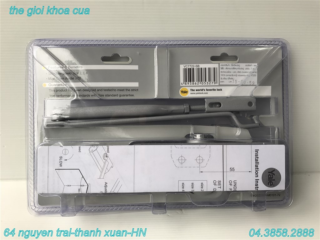 tay co thủy lực Yale VC - 7722 - SB 2