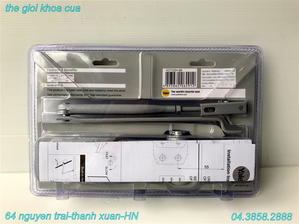 tay co thủy lực Yale VC - 7722 H - SB 1