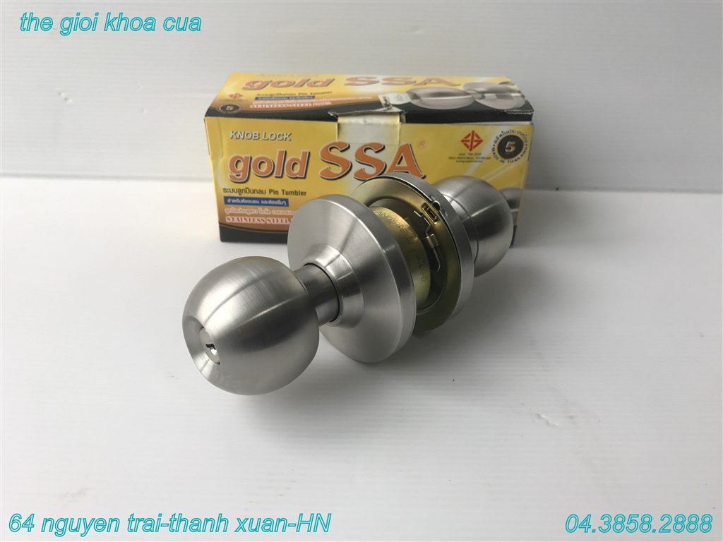 khóa nắm tròn nhập khẩu Thái Lan Gold SSA 1